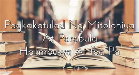 parabula halimbawa|Iba pa.